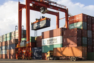 What is the process of sea freight full container transportation?