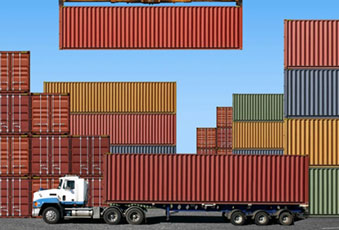 What are the internal dimensions of a 40HQ container? What are the types of cont